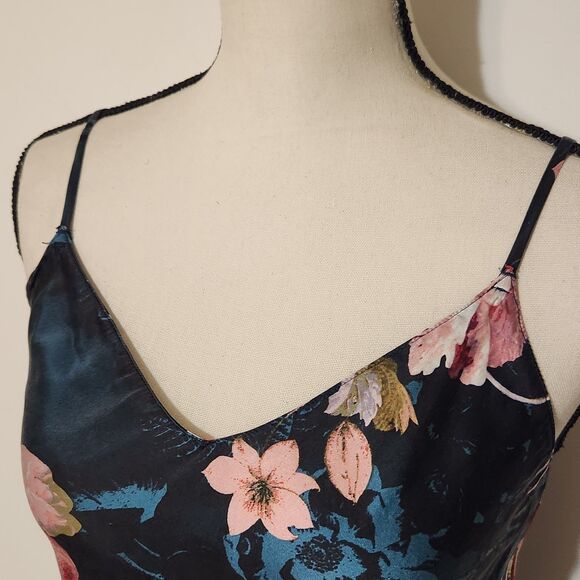 Victorias Secret Boho Silk Floral Cami Tank Top sz XS - Picture 5 of 9